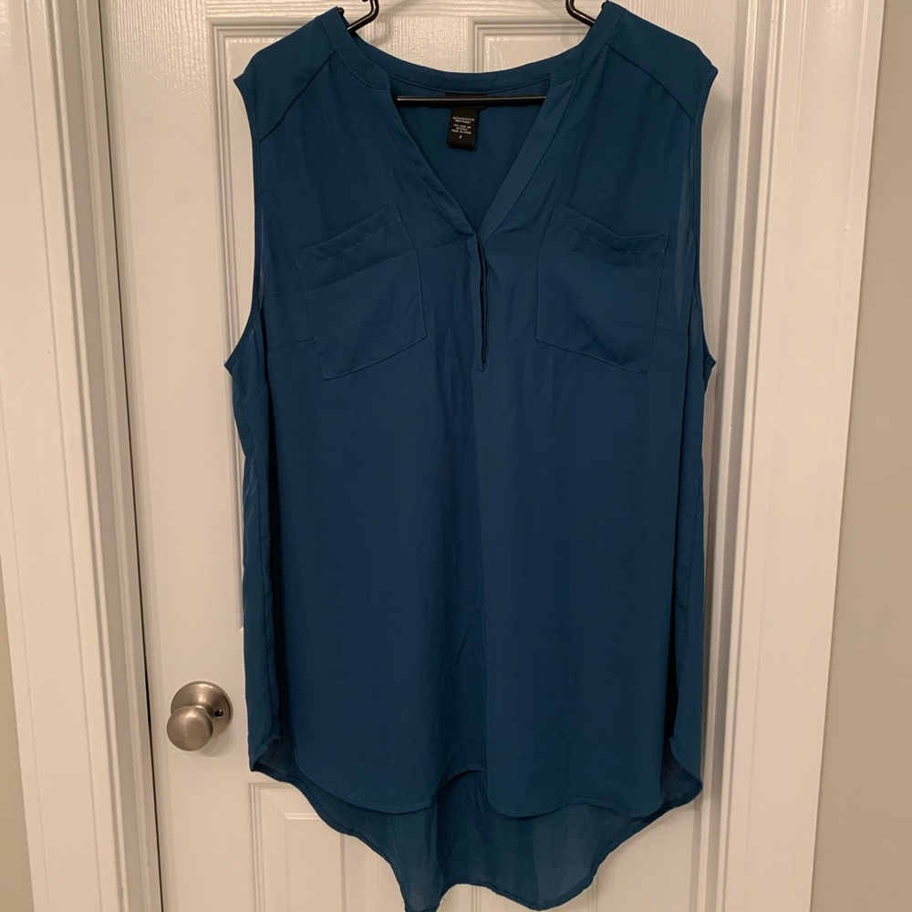 Torrid Georgette Hi-Lo Pullover Tank